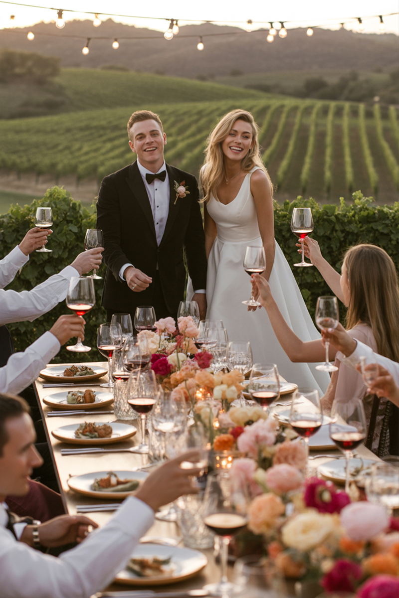 Monica Indaco, Event & Wedding Wine Planner, crea banchetti d'autore a Roma e territori vitivinicoli.