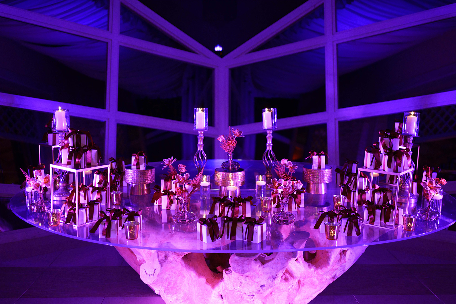 Allestimento matrimonio inverno