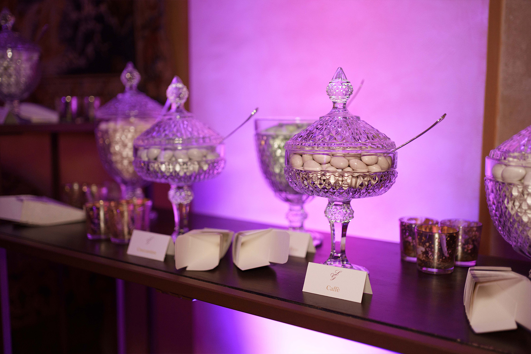 Allestimento matrimonio inverno