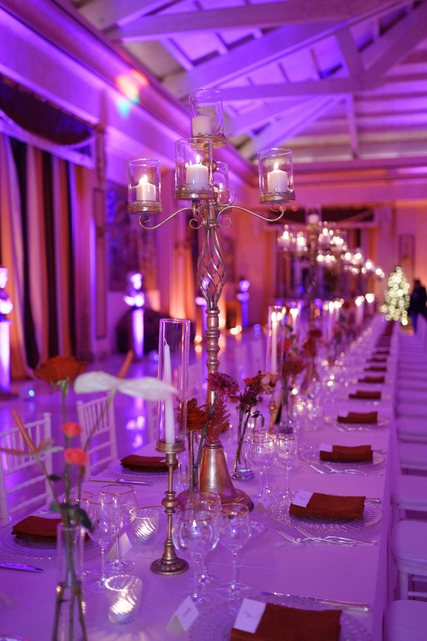 Allestimento matrimonio inverno