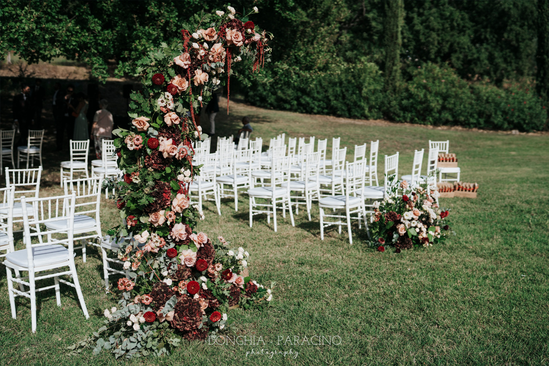 Matrimonio cerimonia in giardino