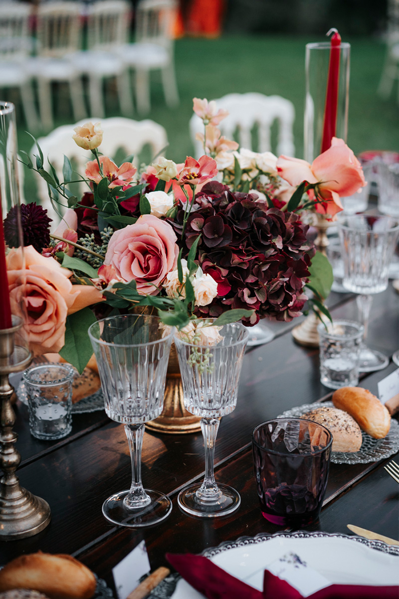 Banchetti tema matrimonio vino: wedding wine organizzati da Monica Indaco